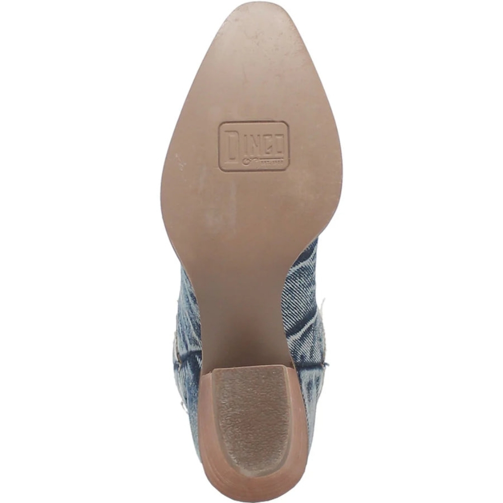 DINGO Y'all Need Dolly Denim Boot Sz 9.5 New In Box - Picture 7 of 9
